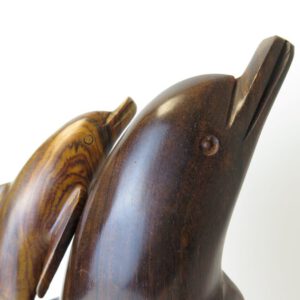 wood carving dolphin