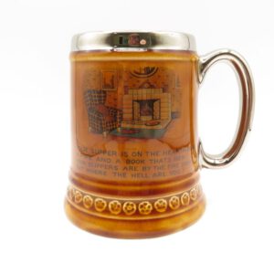 brown ceramic mug