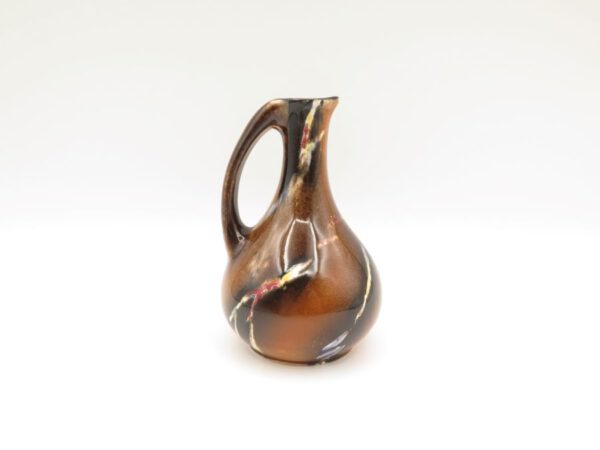 mini ceramic vase with a handle