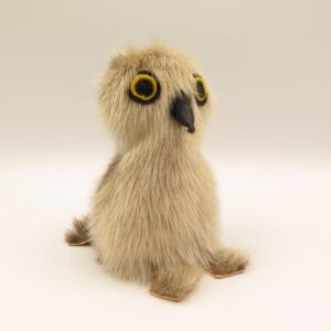 fur owl figurine