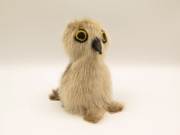 fur owl figurine