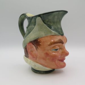 ceramic jug with mans face
