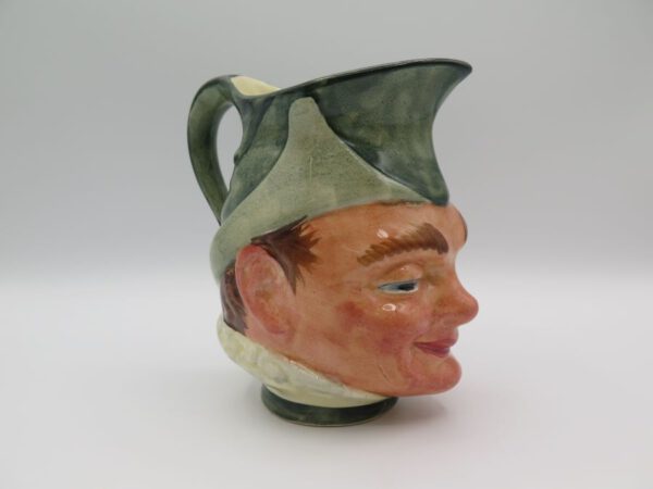 ceramic jug with mans face