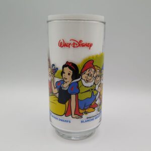 snow white drinking glass